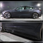 Tesla Model 3 2017– Sidoskirts V4 (2017-2023, kolfiber) foto 5