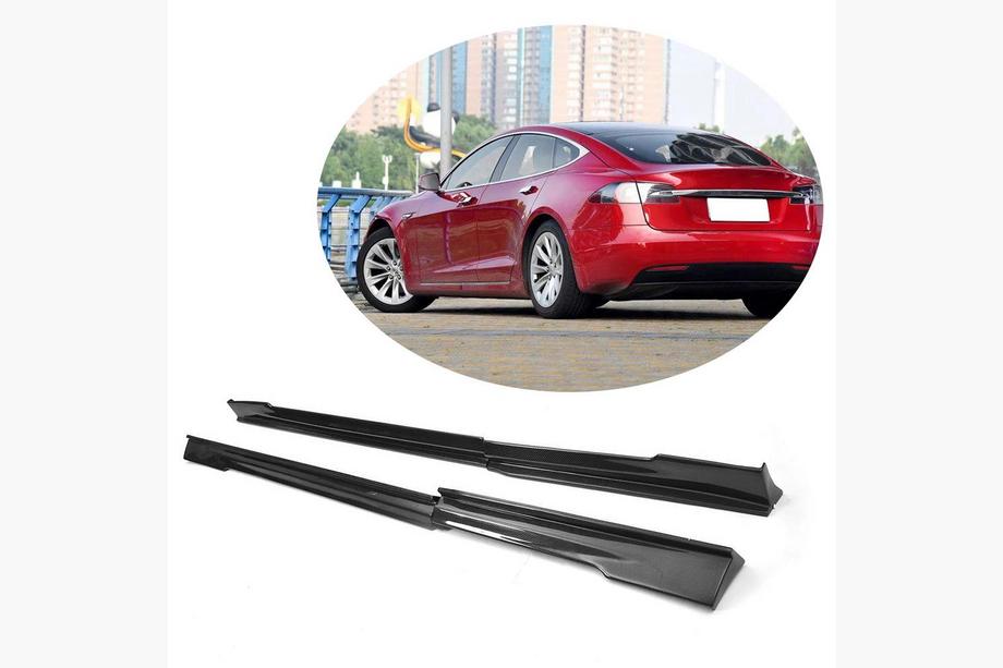 Tesla Model S 2012– Sidokjolsförlängningar V2 (2014-2021, Kolfiber) Image
