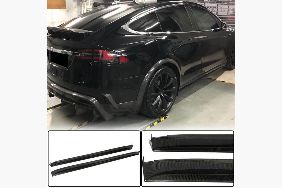Tesla Model X 2015– Sidoskärtar i kolfiber V3 (2016-2020) Image