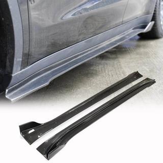 Sidokjolsförlängningar V1 (2020-2025, Kolfiber) Tesla Model Y 2020– foto 1