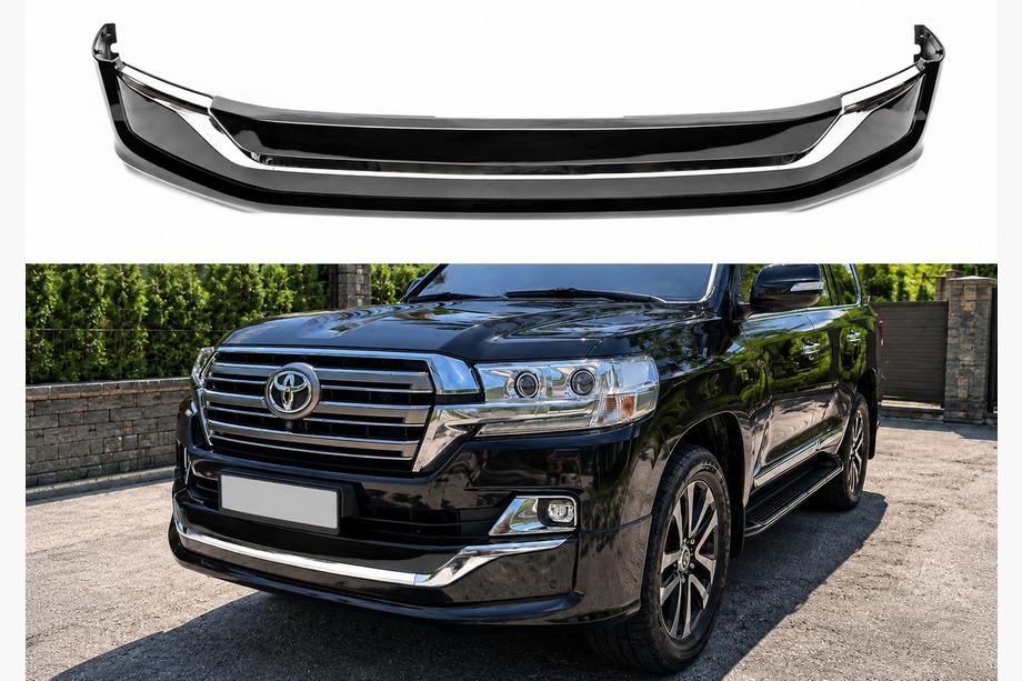 Toyota Land Cruiser 200 2007–2021 Frontlip 2016↗ (Executive 2019) Vit färg Image