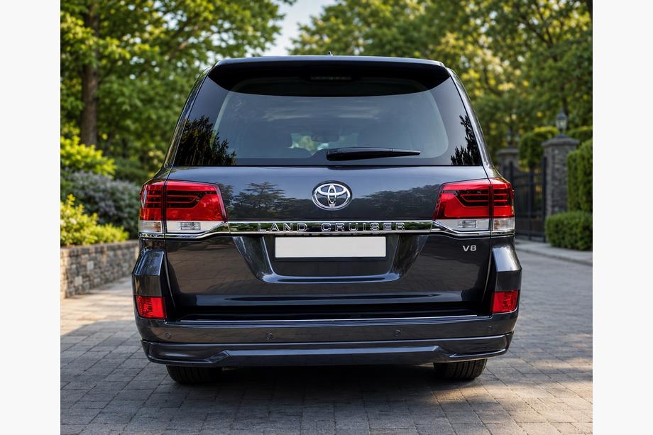 Toyota Land Cruiser 200 2007–2021 Bakdiffusor 2016-2021 (Executive 2016) Svart färg Foto 2