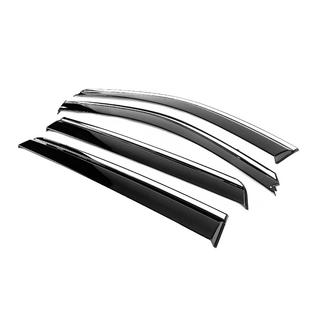 Vindavvisare med kromlist Niken Luxury (4 st) Hyundai Santa Fe 2 2006–2012 foto 2