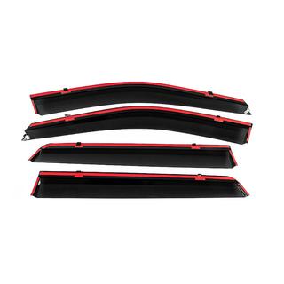 Vindavvisare med kromlist Niken Luxury (4 st) Hyundai Santa Fe 2 2006–2012 foto 4