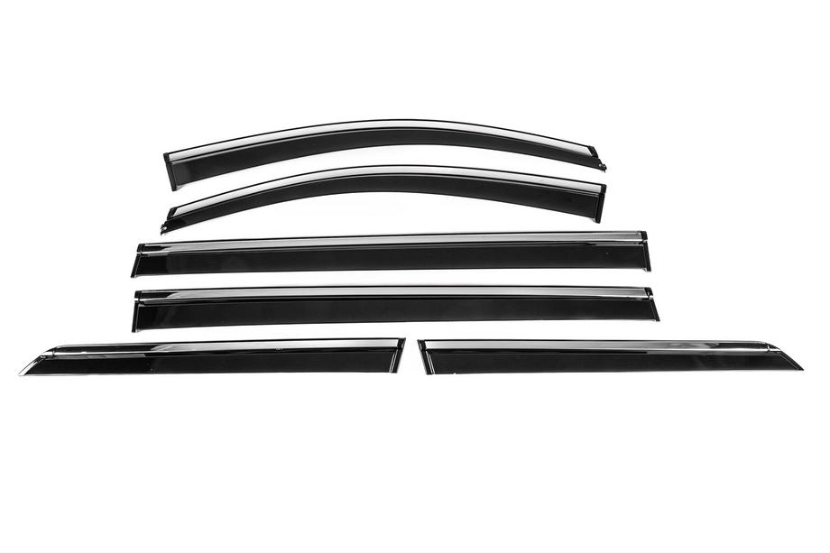 Toyota Sienna 2010–2020 Vindavvisare med kromlist Niken Luxury (6 st) Image