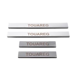 Instegslister Carmos V1 (4 st, rostfritt stål) Volkswagen Touareg 2002–2010 foto 2