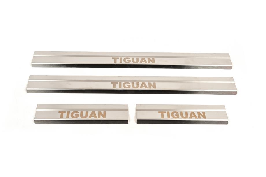 Volkswagen Tiguan 2007–2016 Instegslister Carmos (4 st, rostfritt stål) Image
