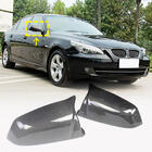 BMW 5-serien E60/E61 2003–2010 Spegelkåpor (för 2007-2010, kolfiber) foto 1