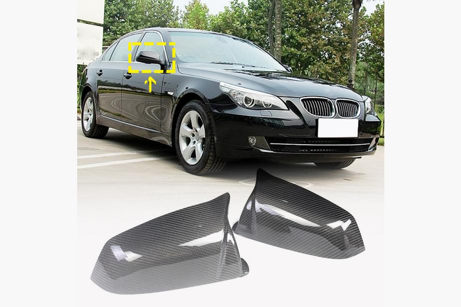 BMW 5-serien E60/E61 2003–2010 Spegelkåpor (för 2007-2010, kolfiber) Image