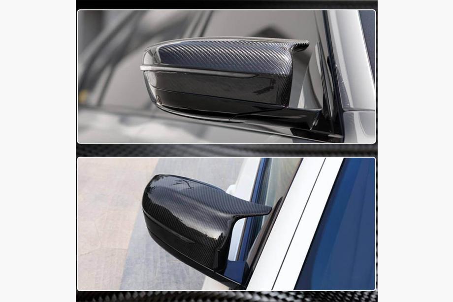 BMW 5-serien G30/G31 2017–2023 Spegelkåpor i dry carbon (för f90 2018-2020) Foto 5