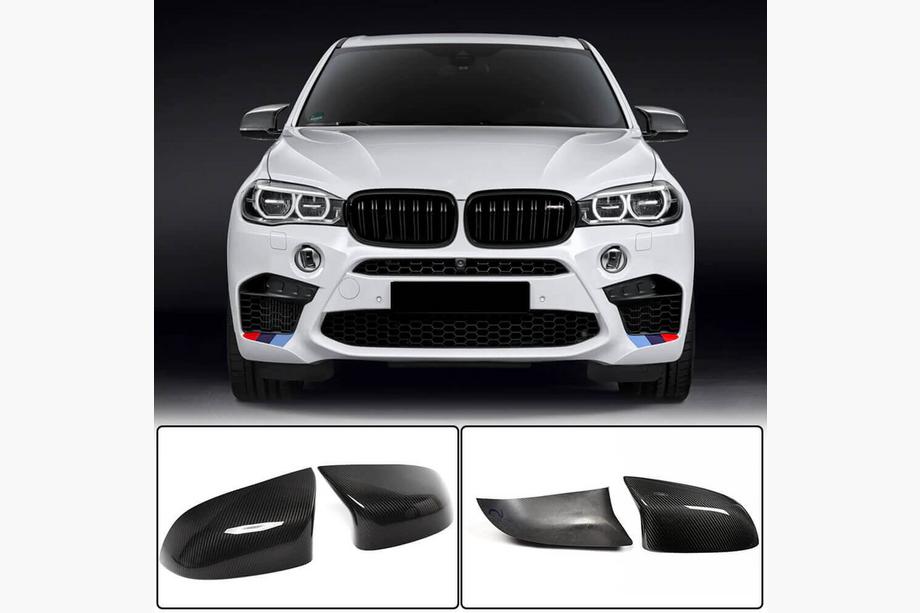 BMW X6 F16 2014–2019 Sidospegelkåpor (för F86, kolfiber) Image