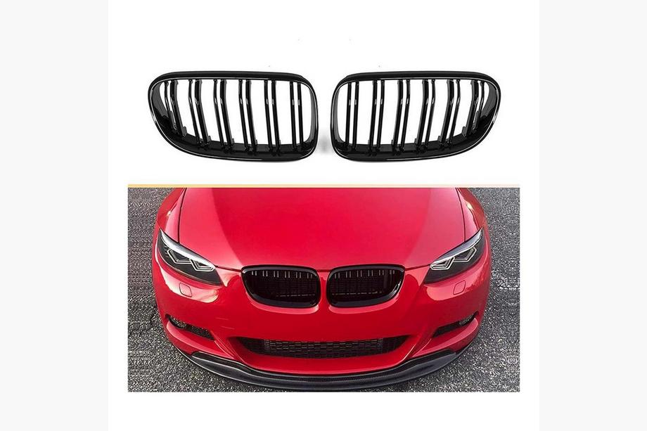 BMW 3-serien E92/E93 2006–2013 Njurgaller M-Look (för 2007-2010 non-M / 2008-2013 M3, blanksvart) Foto 2