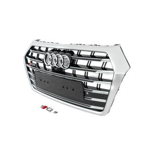 Frontgrill SQ-Style (2017-2020, svart med krom) foto 2