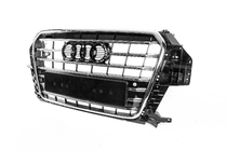 Audi Q3 2011–2019 Kylargrill SQ3 (2011-2015, svart med krom) foto 2