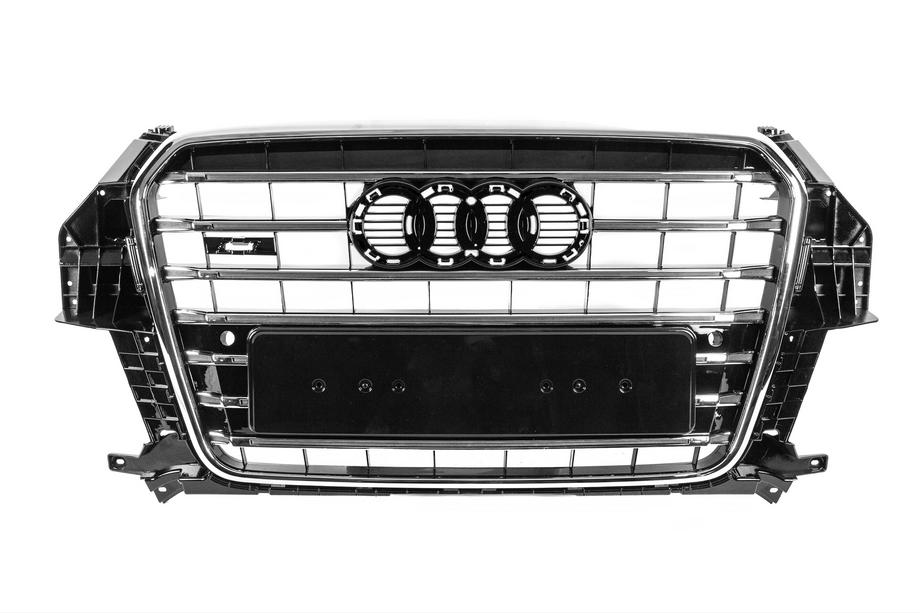 Audi Q3 2011–2019 Kylargrill SQ3 (2011-2015, svart med krom) Image