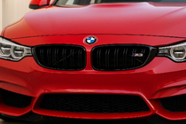 BMW 3-serien F30/F31 2012–2019 M-Look njurgrill för M3 F80, matt svart foto 2