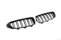 BMW 3-serien F30/F31 2012–2019 M-Look njurgrill för M3 F80, matt svart foto 4