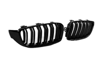 BMW 3-serien F30/F31 2012–2019 Njurgrillar M-Look (för F80 M3, svart högglans) foto 4