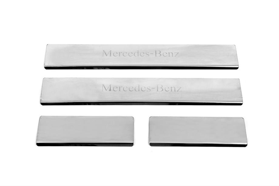 Mercedes ML W164 2005–2011 Instegslister Carmos V1 (4 st, rostfritt stål) Foto 2