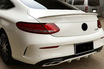 Mercedes C-class W205 2014–2021 DPT spoiler (Coupé, svart högglans) foto 3