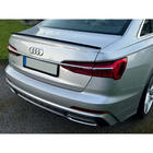 Audi A6 C8 2018–2025 DPT spoiler (svart högglans) foto 1