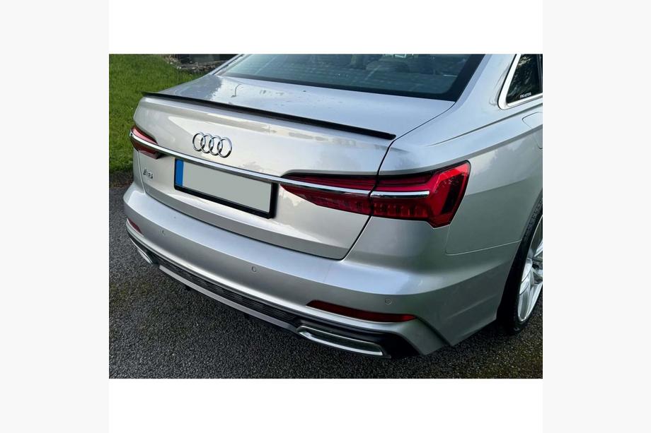Audi A6 C8 2018–2025 DPT spoiler (svart högglans) Image