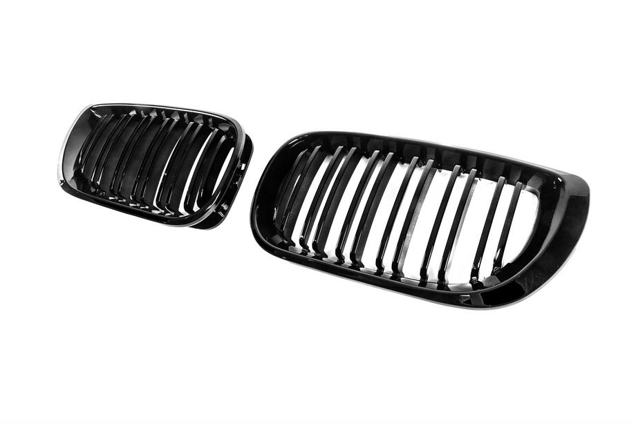 BMW 3-serie E46 1998–2006 Njurgrillar M-Look DPT (2001-2005, blank svart) Foto 4