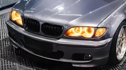 BMW 3-serie E46 1998–2006 M-Look DPT njurgaller (för Coupe 2003-2006, svart högglans) foto 1