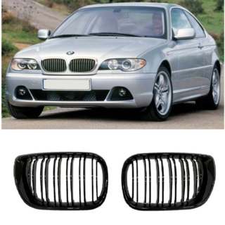 M-Look DPT njurgaller (för Coupe 2003-2006, svart högglans) BMW 3-serie E46 1998–2006 foto 3