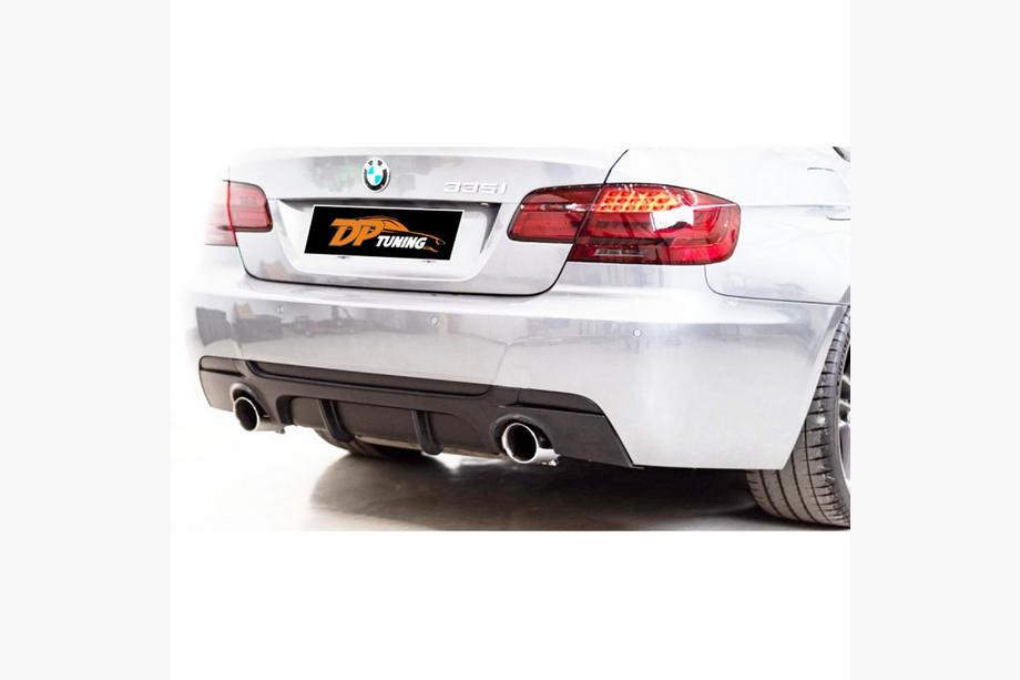 BMW 3-serien E92/E93 2006–2013 Bakre stötfångardiffusor DPT (för E92 M-Sport, högglans svart) Image