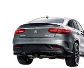 Mercedes GLE Coupé C292 2015–2019 DPT-spoiler (GLE43-design, blank svart) foto 1