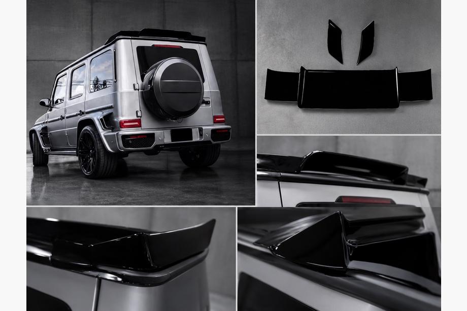 Mercedes G-Class W463 2018–2024 DPT spoiler (svart högglans) Image