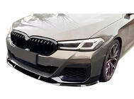 BMW 5-serien G30/G31 2017–2023 Frontläpp till stötfångare DPT Lip V2 (för M-Performance 2020-2024, blanksvart) foto 1