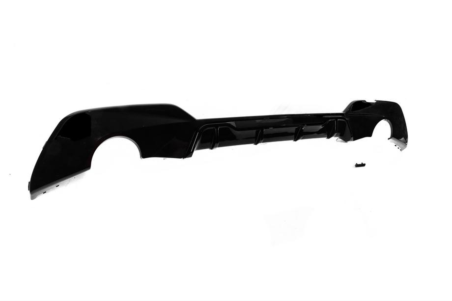 BMW 3-serien G20/G21 2018– DPT diffuser till bakre stötfångaren (för M-Sport 2018-2022, blank svart) Image