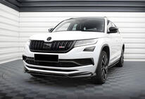 Skoda Kodiaq 2016–2023 DPT främre stötfångarläpp (svart högglans) foto 2
