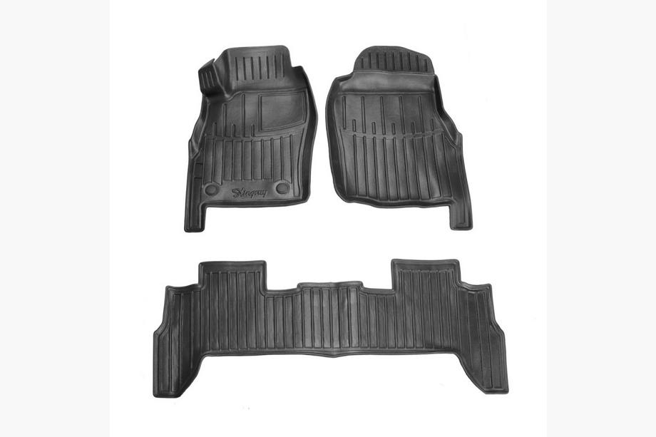 Nissan Patrol Y61 1997–2011 Stingray 3D gummimattor (5 dörrar, 3 st) Image