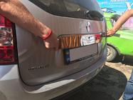 Dacia Duster 2008–2018 Hel list ovanför registreringsskylt (rostfri) foto 3