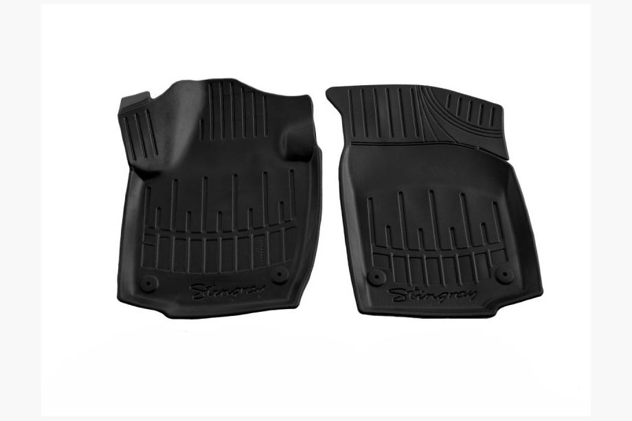Skoda Rapid 2012–2019 Stingray 3D gummimattor fram (2 st) Image