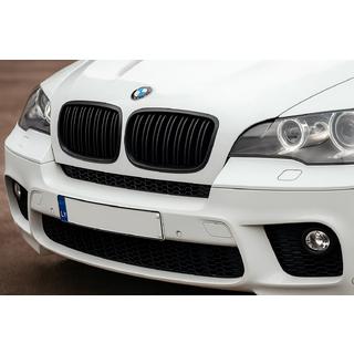 BMW njurgrillar M-Look V2 (svart blank)