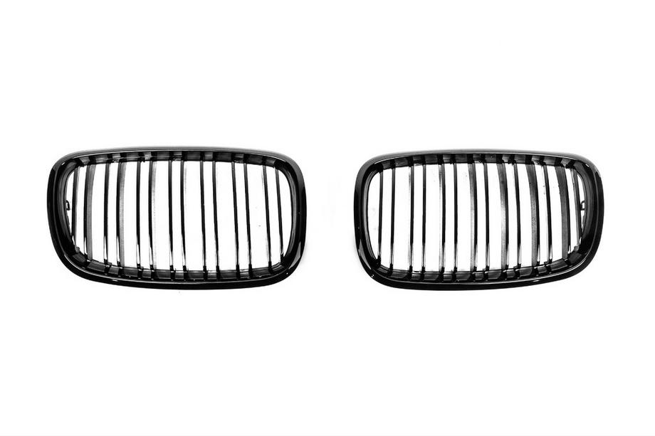 BMW X6 E71 2008–2014 BMW njurgrillar M-Look V2 (svart blank) Foto 2