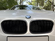 BMW 1-serien F20/F21 2011–2019 M-Look njurgrill (2011-2014, blank svart med kromkant) foto 1
