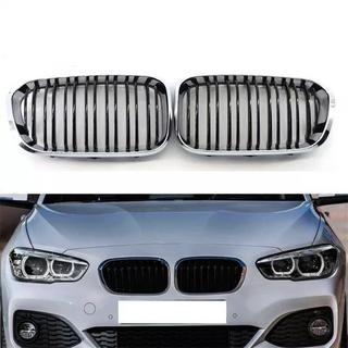 M-Look njurgaller (2015-2019, blanksvart med kromkant) BMW 1-serien F20/F21 2011–2019 foto 2