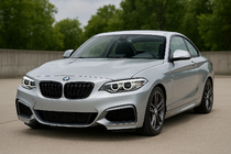 BMW 2-serien F22/F23 2014–2021 Njurgaller M-Look (svart högglans) foto 3