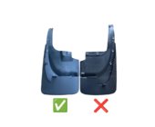 Toyota Land Cruiser 200 2007–2021 Bakre stänkskydd 2015-2021 (2 st, för bodykit, smala) foto 2