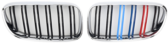 BMW 3-serien E92/E93 2006–2013 Njurgaller M-Look (för 2010-2013, M-Color med kromlist) foto 2