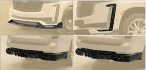 Cadillac Escalade 2020– Bodykit-kit MNSR Carbon foto 9
