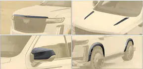 Cadillac Escalade 2020– Bodykit-kit MNSR Carbon foto 7