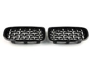 BMW 3-serien F30/F31 2012–2019 Njurgrillar Diamond Silver foto 4