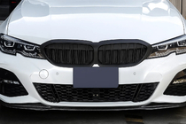 BMW 3-serien G20/G21 2018– Njurgrill M-Look V2 (2018-2022, matt svart) foto 1