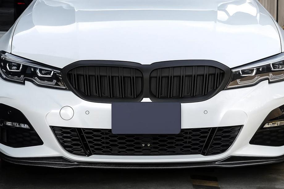 BMW 3-serien G20/G21 2018– Njurgrill M-Look V2 (2018-2022, matt svart) Image